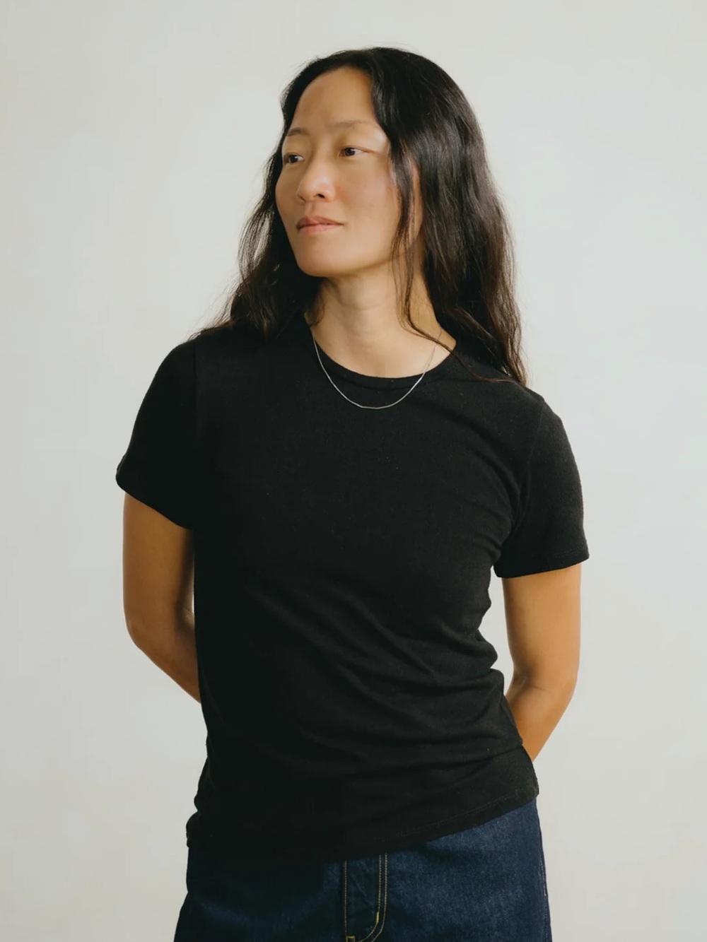 OZMA Raw Silk Tee